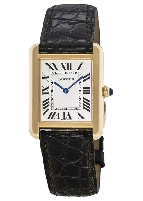 cartier tank watch women's|authentic cartier tank watch.